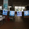 TJ Custom Logo Outdoor fabric Buntings Coloured Flags