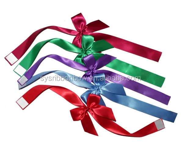Professional Handmade Gift wrapping packaging adhesive ribbon bow