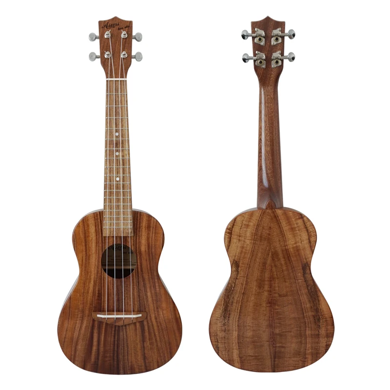 

Aiersi brand Concert Hawaii Koa Body Ukulele Ukelele, Natural