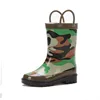 printing lining eye rings kids rubber rain boots with cartoon patterns