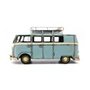 OEM collectable hand paint surface school blue alloy die cast model bus