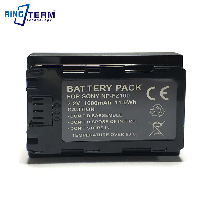 

7.2V Rechargeable Battery NP-FZ100 NP FZ100 for SONY A7M3 ILCE-7M3 ILCE-7M3K A7 III A9 Cameras