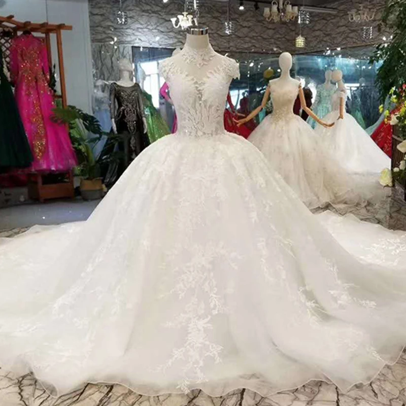 

LSS113 luxury ladies party bridal gowns 2019 most popular new arrival fashion wedding dress