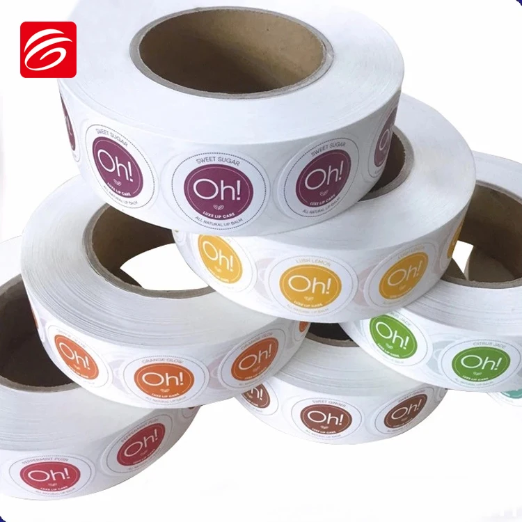 Custom Printed Adhesive Label For Cosmetic Jar Buy Adheisve Label For