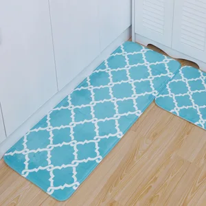Image of Hot sale eco friendly non-slip shaggy custom size bath rugs safety soft microfiber bathroom mat