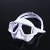 Low Volume Silicone Diving Mask UV Resistant Anti Fogging Resin Lens Freediving Mask