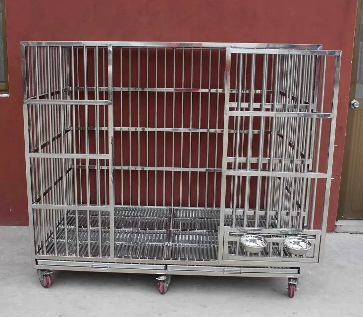 Vet Clinic Stainless Steel Pet Animal Cage from China Manufacturer Guangzhou MeCan Medical Limited