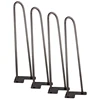 Wrought Iron Industrial Metal Hairpin Coffee Table Legs Frame