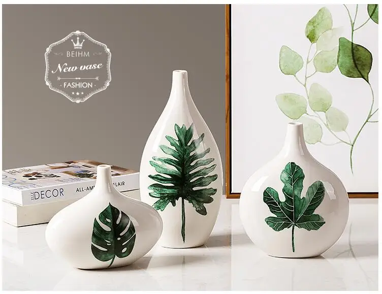 2017 Trend Home Design Decoration China Ceramic Home Decor With 3 Pcs A