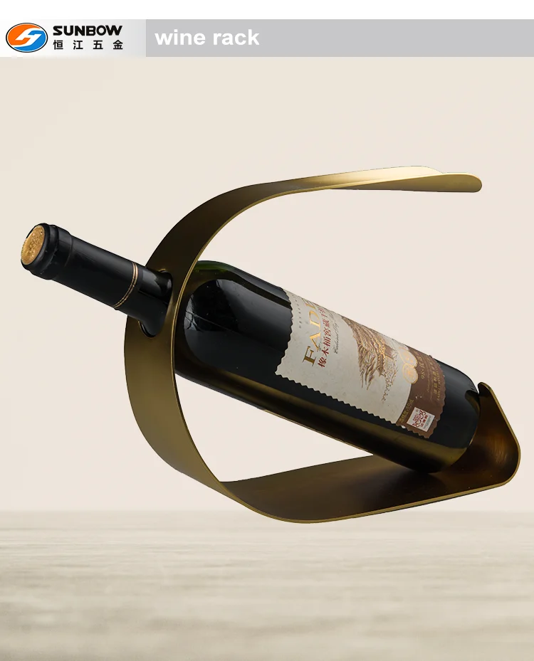 Wholesale Metal Single Bottle Wine Rack Inserts For Buy
