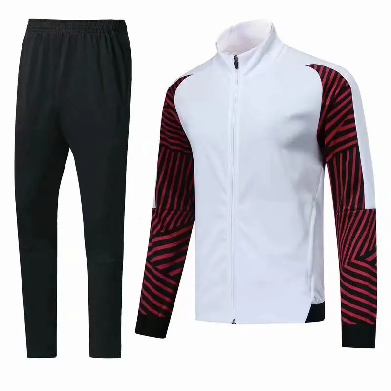 

Best quality blank football tracksuit 2019 customized logo plain soccer jacket tracksuit, Customized color