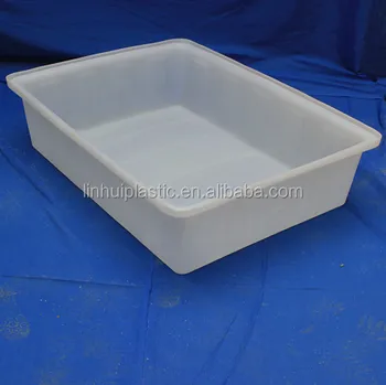 rectangular plastic basin