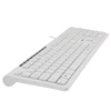 Ergonomic Silent Multimedia Wire Metal Black USB Wired Standard Multimedia Keyboard for Laptop and Desktop