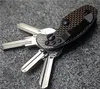 100% Carbon Fiber Patch High Quality Keys Holder Wallet EDC Outdoor Multifunction Keychain Clamp