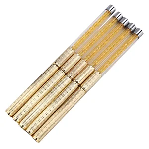2019  New  Hot 5  Pcs  Acrylic Rose Gold Nail Brush
