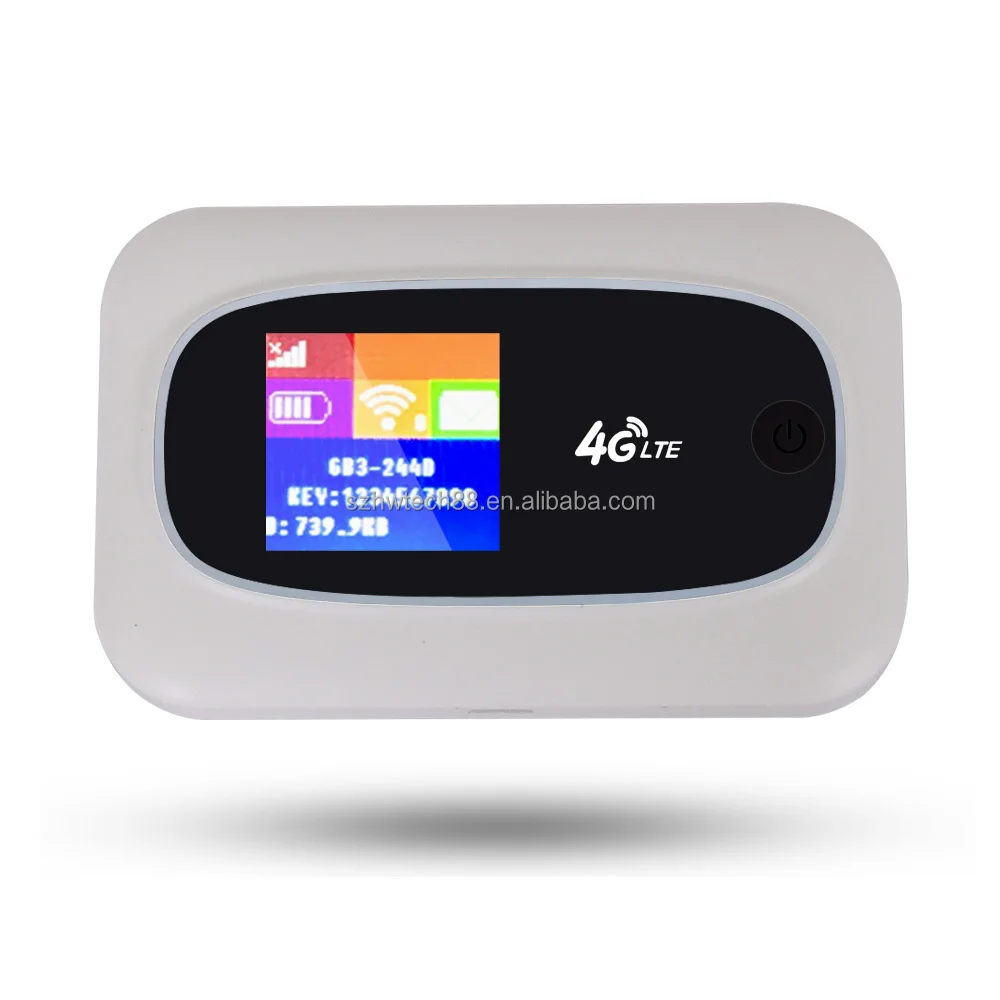 

B66 B71 unlocke 4G router outdoor protable WIFI mini router wifi 300Mbps device pocket modem, White/black