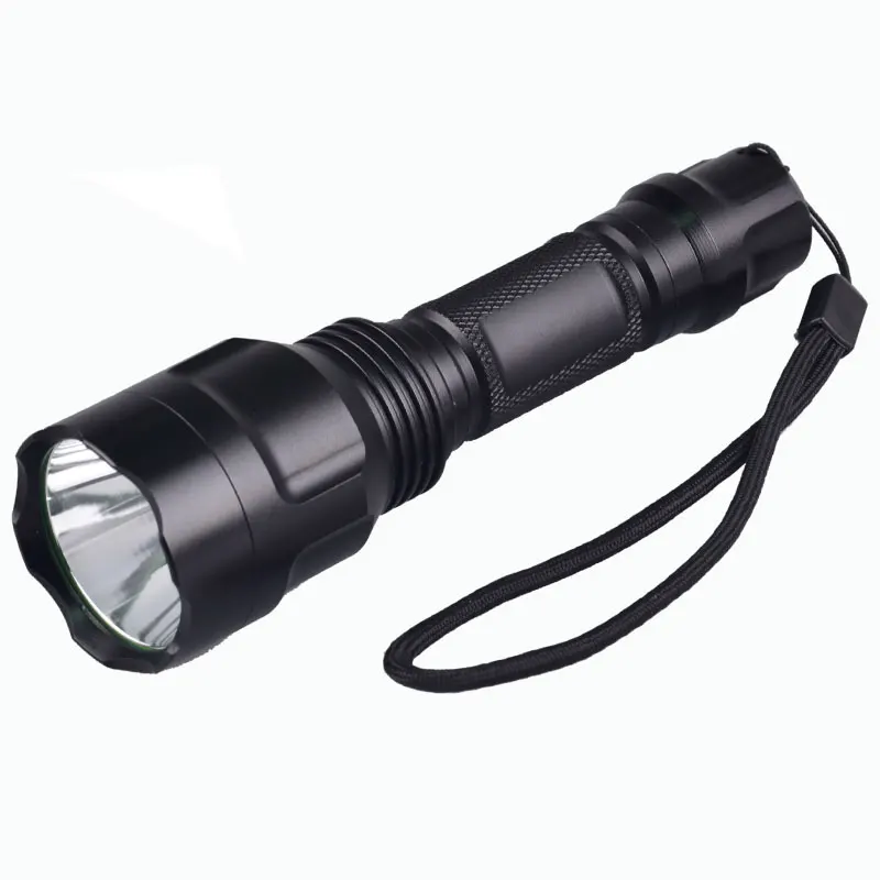 Aluminum Alloy 1000 Lumens 3 Modes C8 XPE Flashlight For Camping