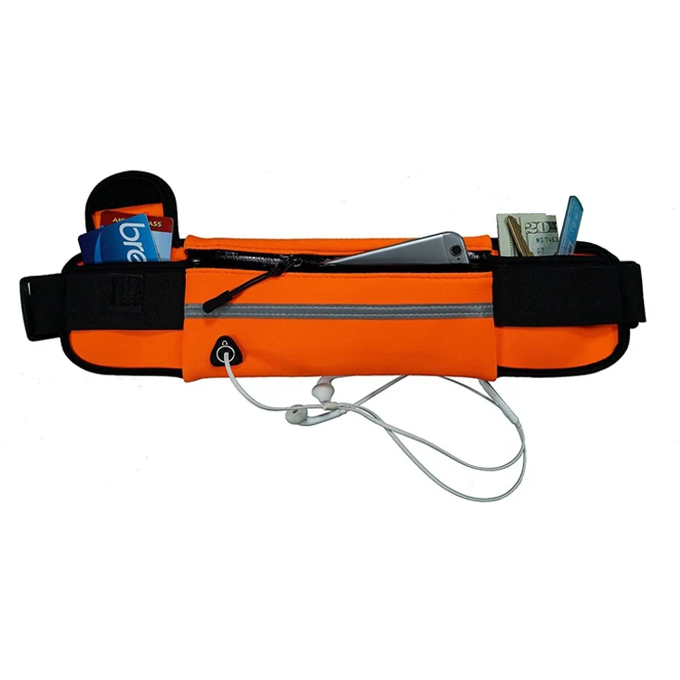 

Hot Men Women Custom Waterproof Fanny Pack Phone Jogging Running Sport Waist Bag Belt Pouch, Black/red/rose red/green/blue