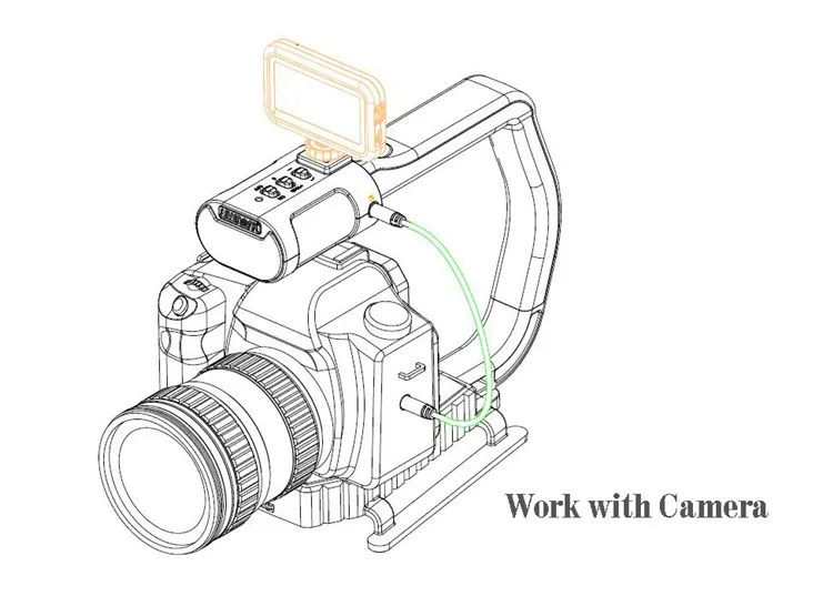 Microphone DSLR rig-handheld camera stabilizer-U-Grip steadicam01.jpg
