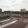 Aluminium bridge with PVC decking floating dock made in China