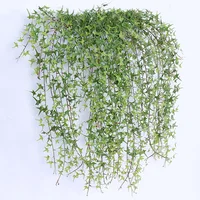 

ZERO High Quality Green Leaves Hanging Artificial Plant Decorative Garland For Outdoor Garden Decoration