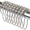 5 head stainless steel shower curtain track hooks