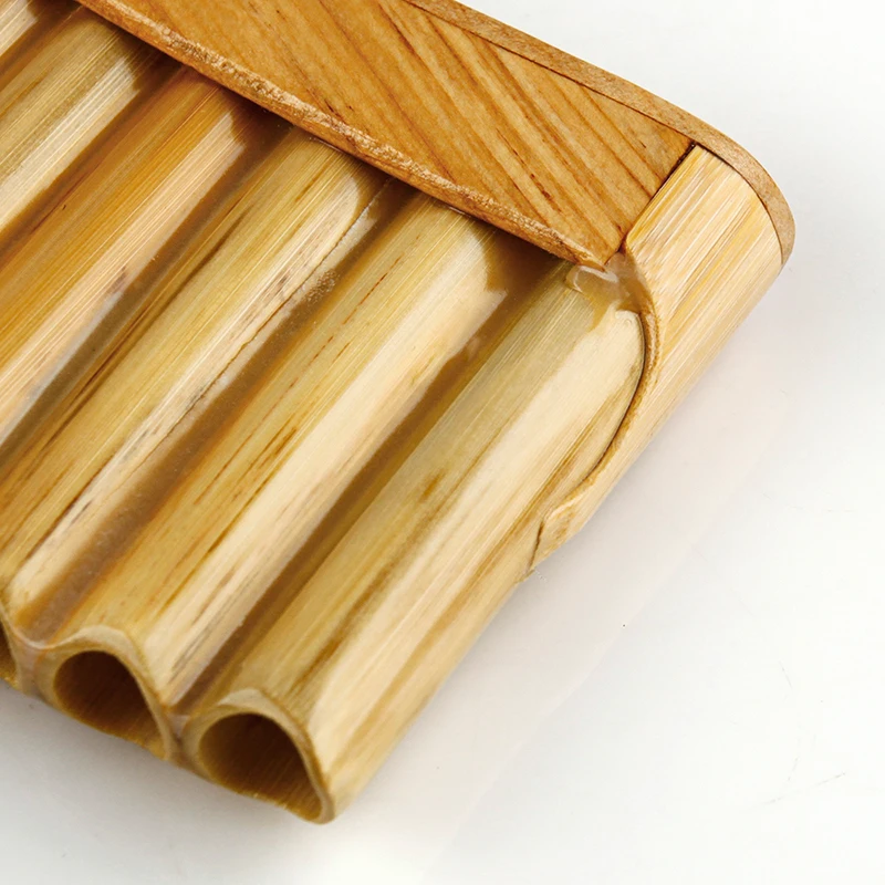 
22 Pipes Reed Chinese Folk Musical Instrument Pan Flute Wind Instrument Panpipes G Key Flauta Handmade Panflute 