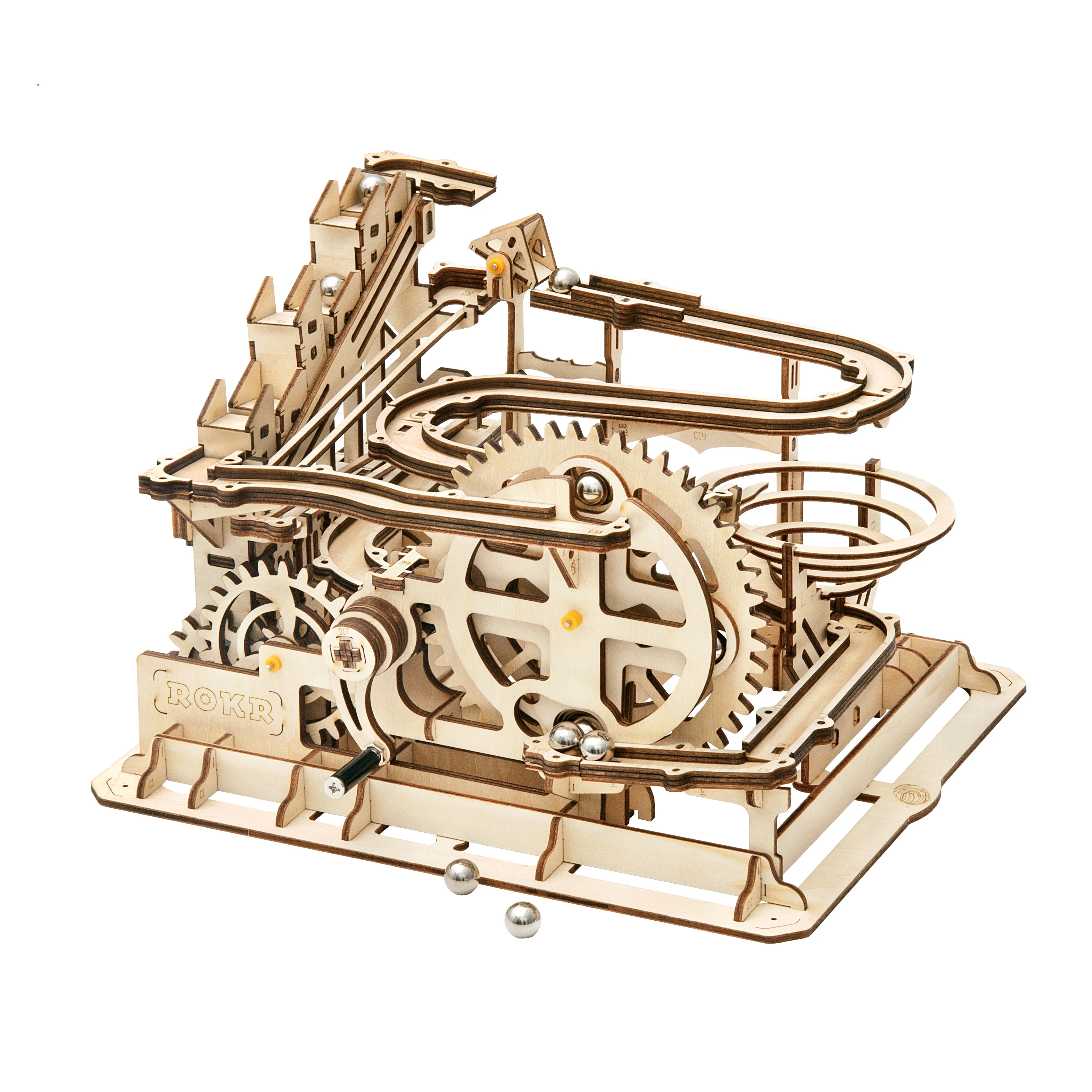 

Robotime Mechanical Gears Moving Wooden 3D Puzzle Model