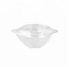 Easy Green 24oz Transparent Disposable Clear Fruit Packaging Biodegradable Plastic Salad Bowl Pla Food Container/Box