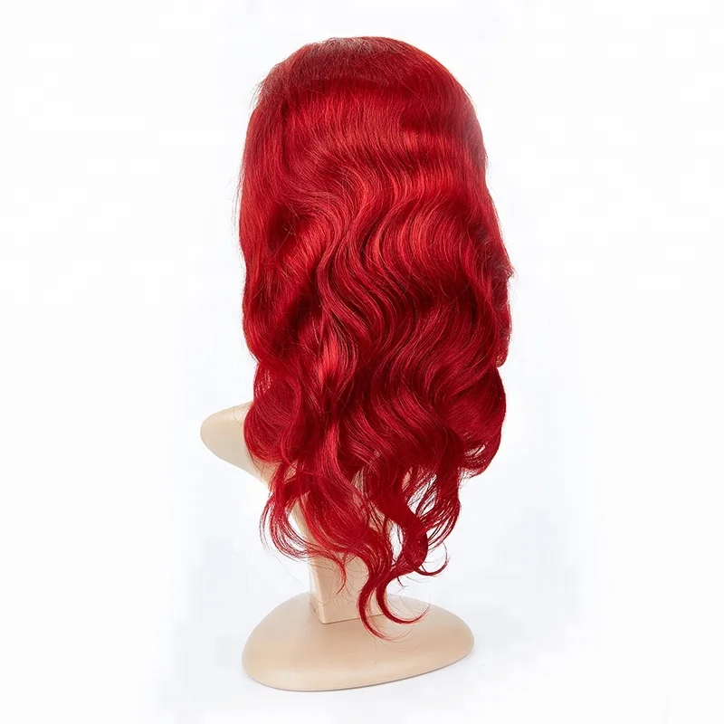 

25 Gram Wine Red Lace Front Wig