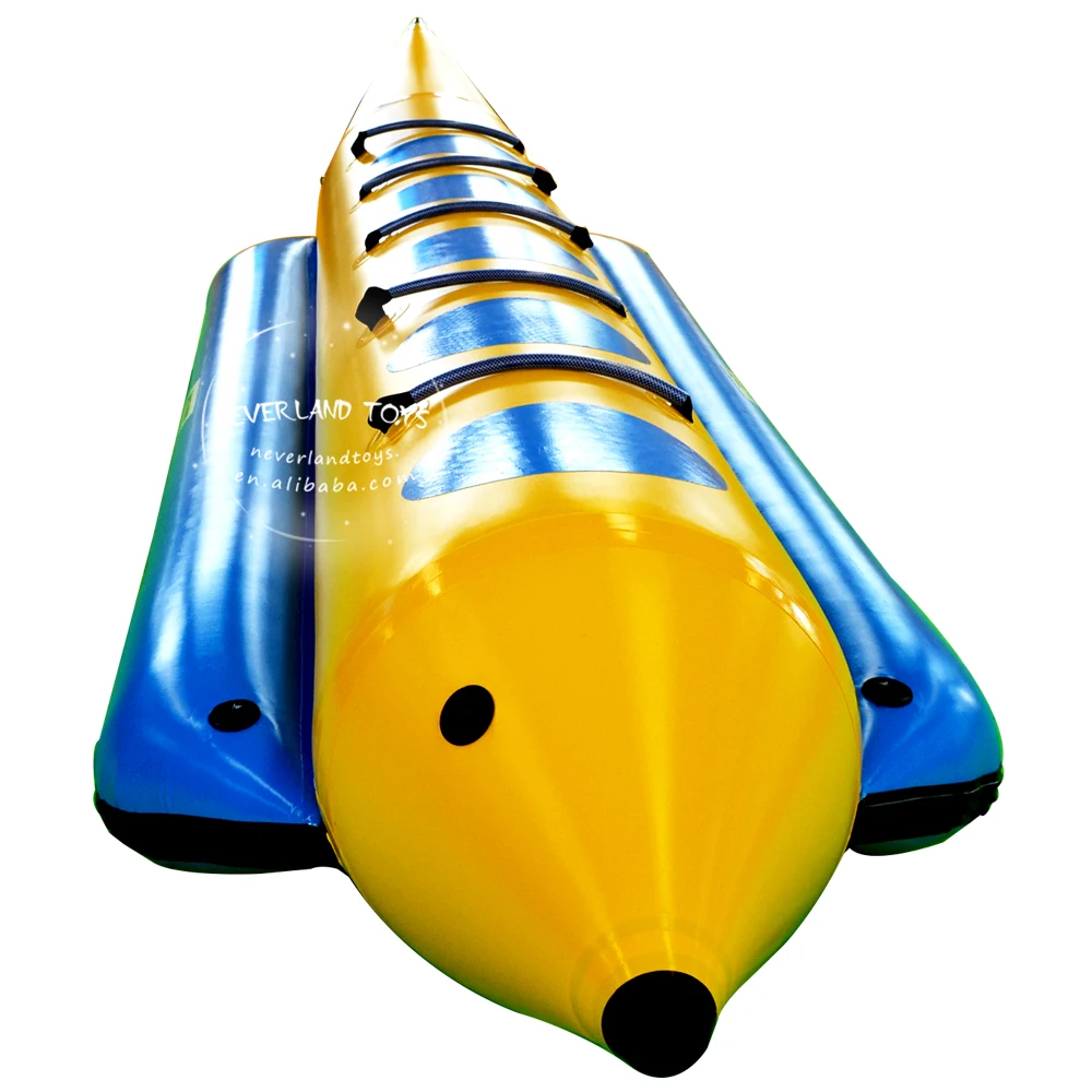 
Hot Selling NEVERLAND TOYS Funny Cheap Inflatable Boat Crazy Double Row Banana Boat Inflatable Banana Boat For Sale 