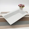 Wholesale large size ceramic bakeware rectangular cake pan with high quality