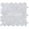 white rhombus mother of pearl Seashell tile mosaic