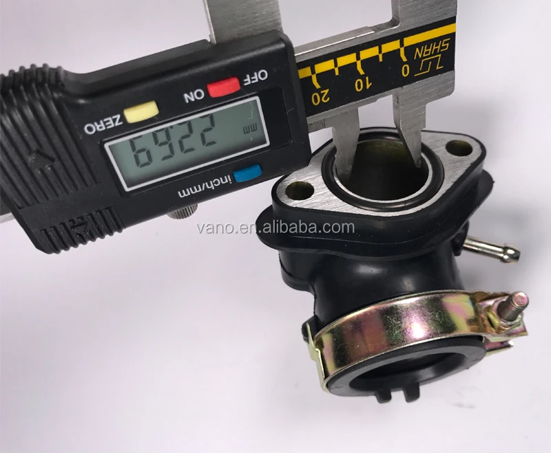 GY6 150cc scooter carburetor inlet intake manifold pipe for Chinese 4-stroke mopeds