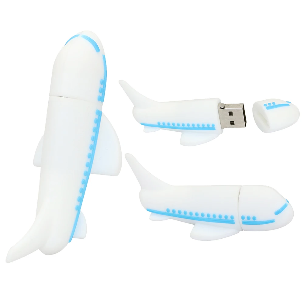 2019 Cartoon Plane USB Flash Drive Aircraft Airplane Pendrive 4GB 8GB 16GB Support Customized - ANKUX.COM
