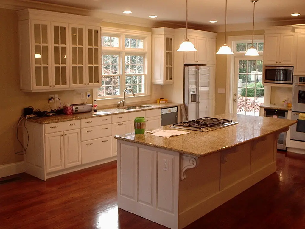 wood kitchen cabinets with glass doors | mycoffeepot