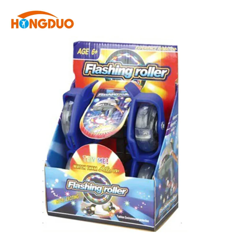 
Adjustable street glider wheel heel flashing roller for kids shoes 