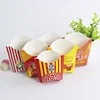 Disposable Gloss Varnish Paper Chips French Fries Packaging Box