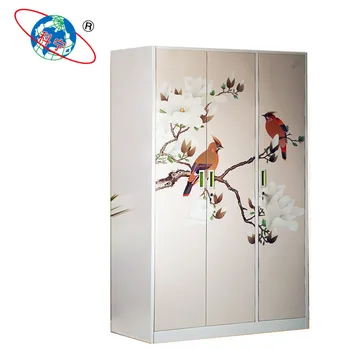 Steel Almirah Designs Bedroom Steel Flower Printing Wardrobe Buy Steel Flower Printing Wardrobe Steel Almirah Designs Bedroom Printing Wardrobe