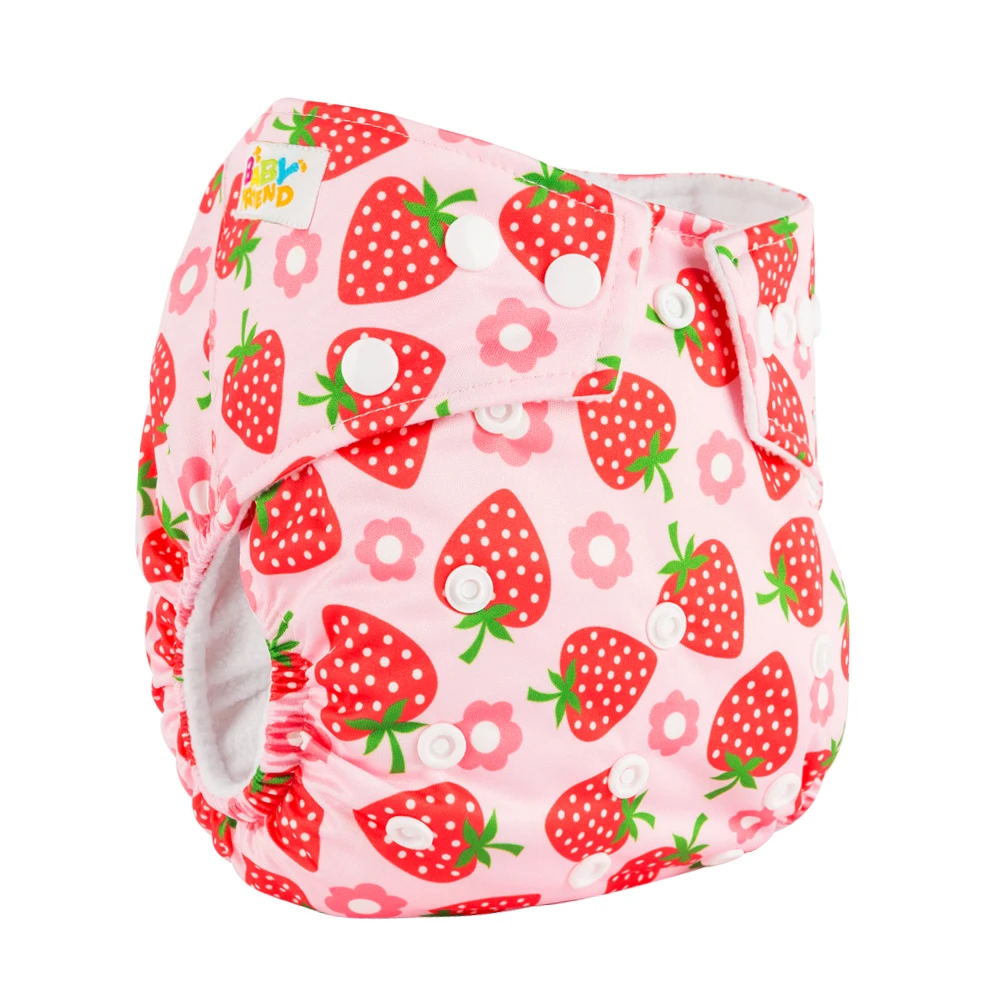 

newest patterns adjustable reusable baby cloth diaper with waterproof PUL washable nappy