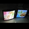 custom restaurant illuminated led menu light box portable mini desktop led backlit menu