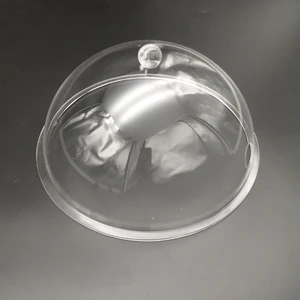 Image of Wholesale Ready To Ship Many Size Round Food Dome Clear Acrylic Food Dome Cover