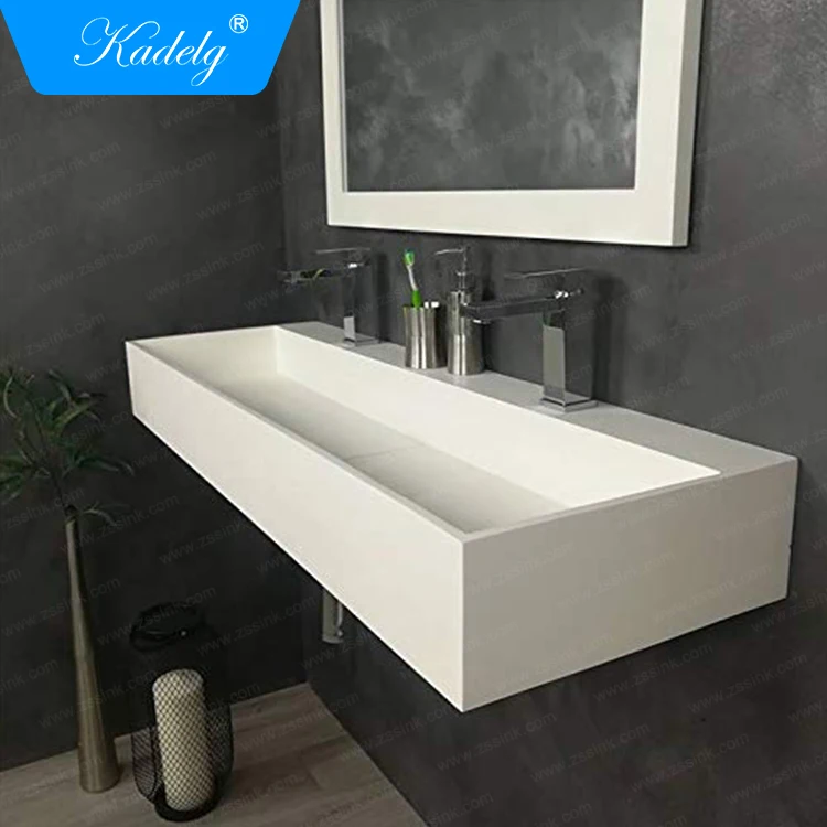 Modern Design Cloakroom Wall Hung Mounted Sink Washing Basin for Bathroom