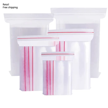 China Supplier Transparent Zipper Plastic  Pe  Poly Bag 22 