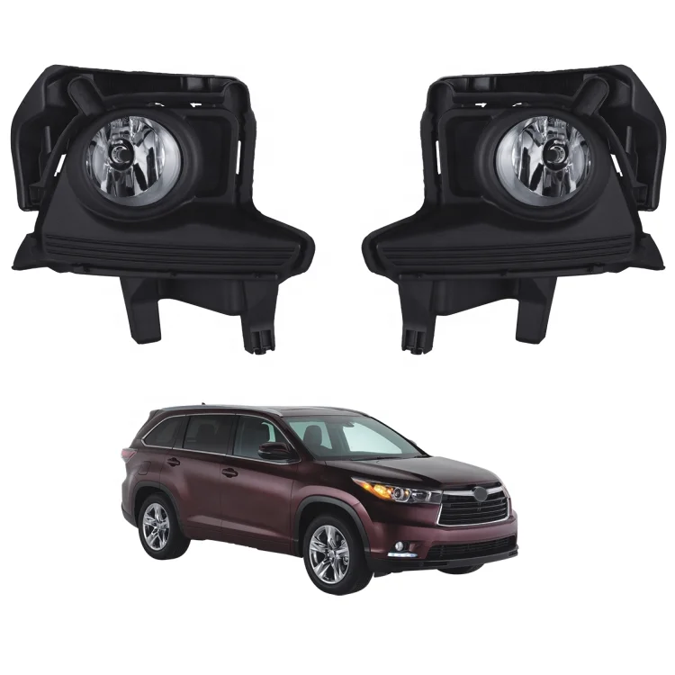 Front bumper lights fog lamp for TOYOTA HIGHLANDER 2014 fog light