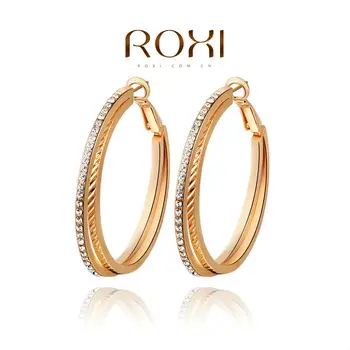 Roxi Cheap Rose Gold Dangle Hoop Earrings For Gilrs Wholesale Jewelry - Buy Hoop Earrings,Gold ...