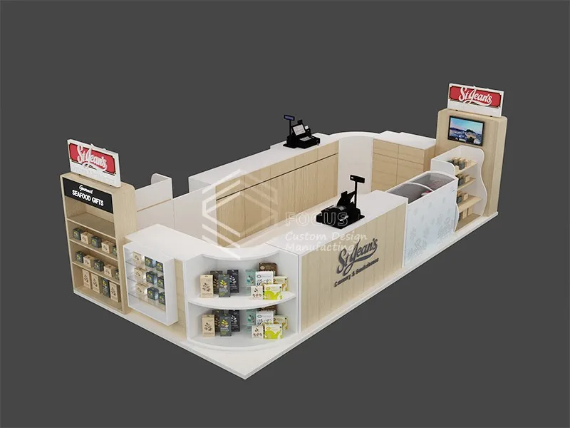 Dubai Coffee Shop Furniture Cafe Counter Design Commercial Customized