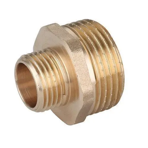 

3/4" x 1/2" NPT Male Thread Pipe Reducer Nipple Brass Fittings Couplings