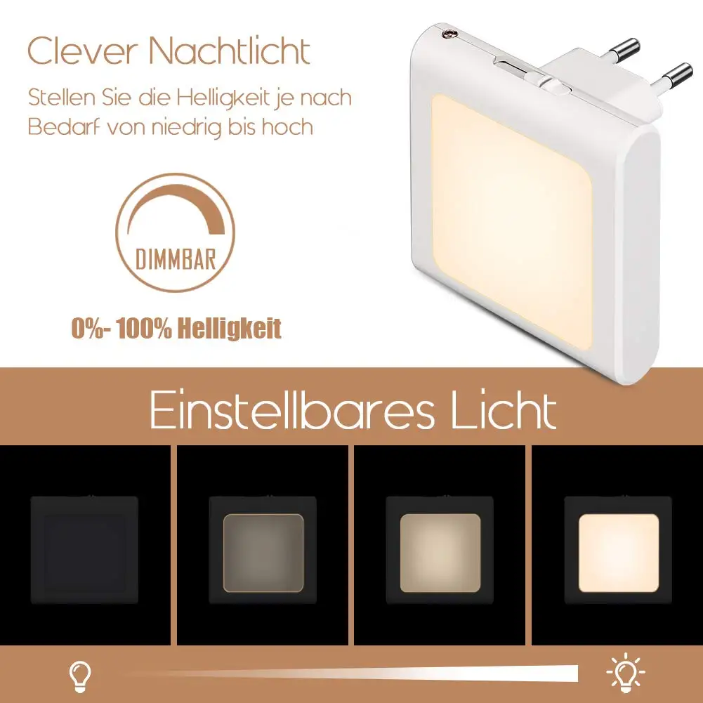 Plug In Led Baby Night Light With Dusk To Dawn Sensor Buy Led Color