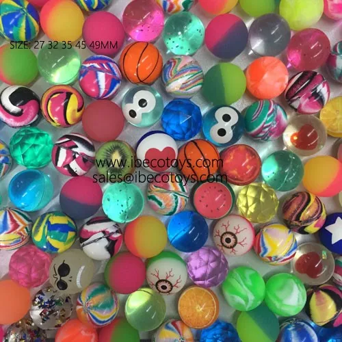Bulk Vending Machine Rubber Bouncing Balls 27mm 32mm 45mm 49mm Buy